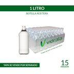 BOTELLA ACEITERA 1 Litro CILÍNDRICA - PACK 15 UND.