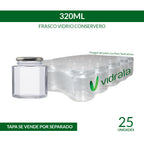 FRASCO VIDRIO CONSERVERO 6 CARAS 320ml - PACK 25 UND.