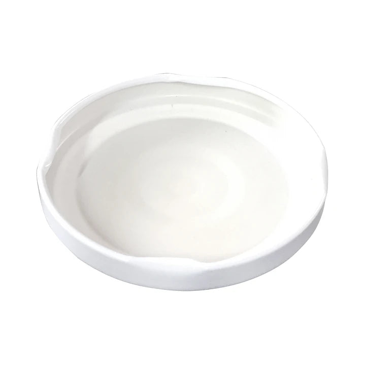 TAPA METÁLICA 63MM BLANCA C/BOTÓN