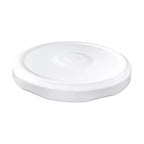 Tapa Metálica Blanca 82 mm con Botón