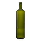 Botella de Vidrio Aceitera 1000 ml Verde Olivo Real – Pack 20 Unidades