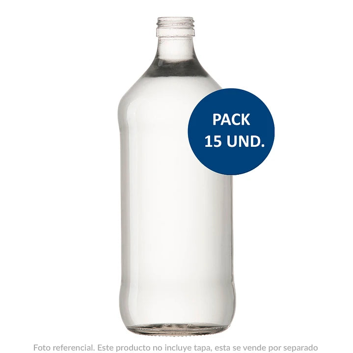 BOTELLA ACEITERA 1 Litro CILÍNDRICA - PACK 15 UND.