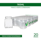 FRASCO VIDRIO CONSERVERO 785ml - PACK 20 UND.